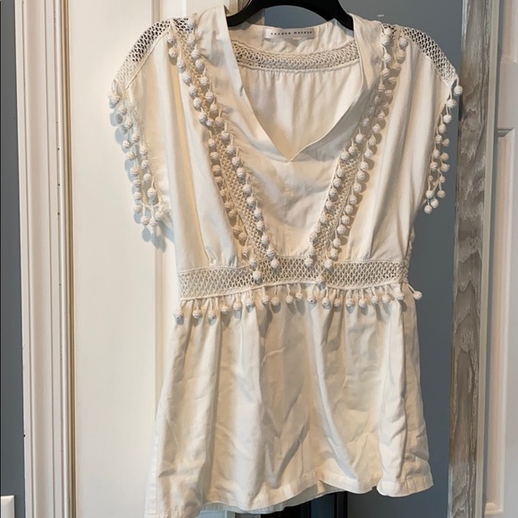 Susana Monico Jasmine Pompom Shirt - Picture 1 of 4